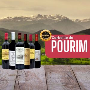 Corbeille vin casher Pourim premium